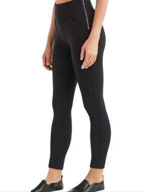 Vetta Capsule Pant Black Elastic Waist Stretch Tencel Women Small Minimalist